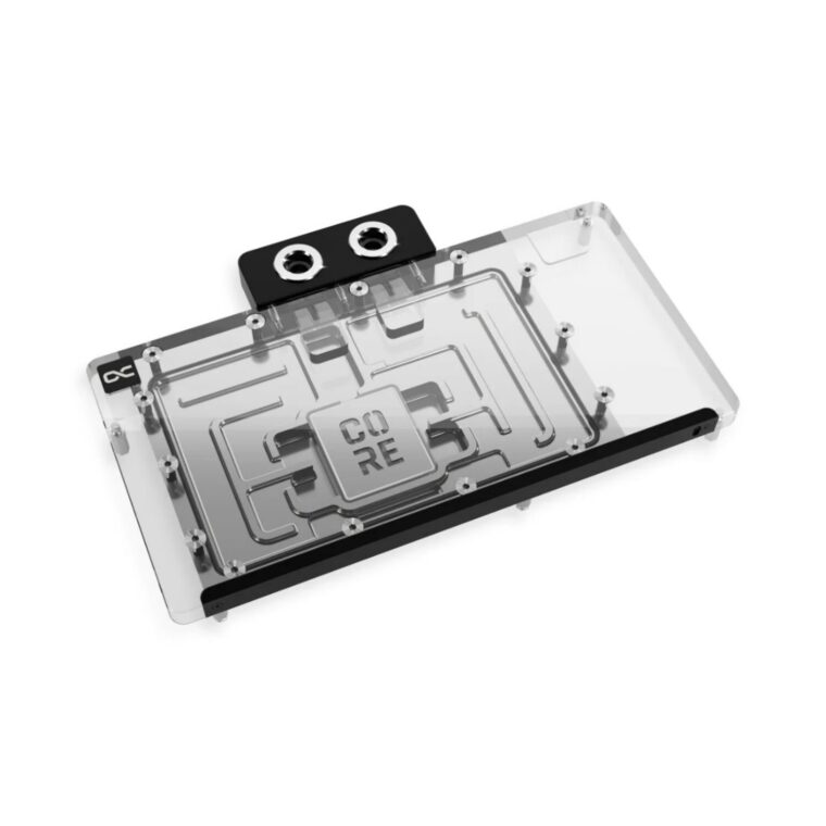 Alphacool Core Water Block Per RTX 5080 Solid+ AMP, Base In Rame Cromato E Backplate, LED RGB, Compatibile Zotac